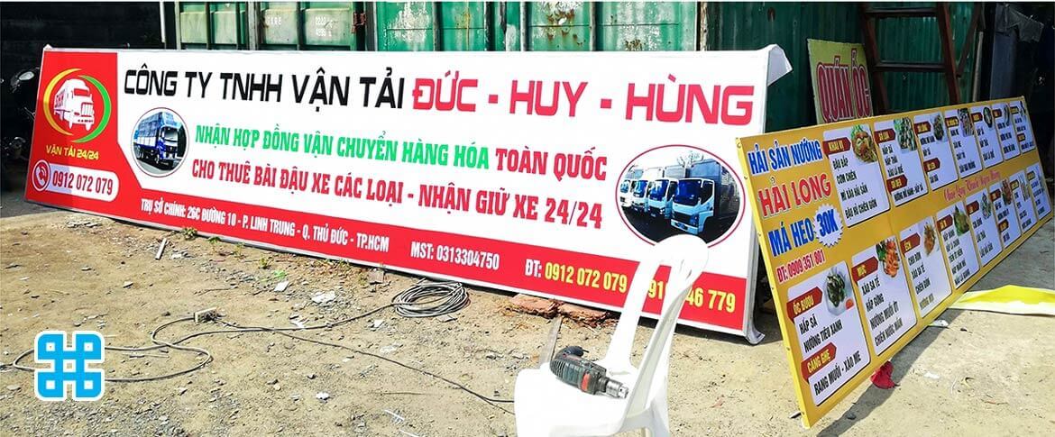 băng rôn là một ví dụ điển hình về sự phổ biến của hiflex
