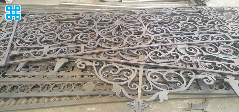 cắt hoa văn cnc trên kim loại rất chi tiết
