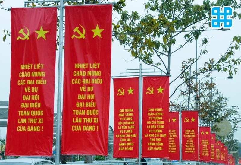 băng rôn khẩu hiệu