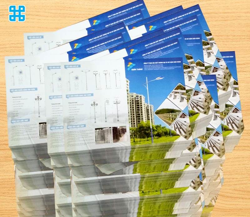 Số lượng tiêu chuẩn để in tờ rơi lấy ngay là 500 tờ trở lên
