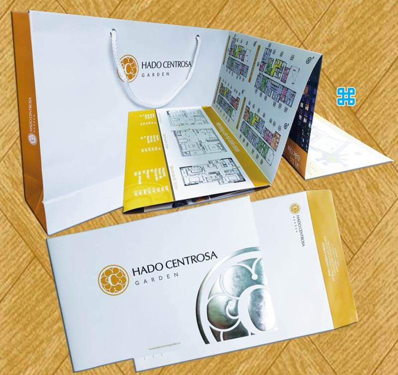 Tờ rơi được cán màng mờ