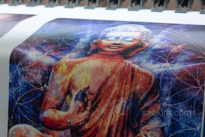 In tranh uv canvas kim tuyến