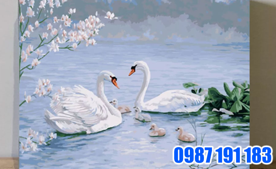 Người mệnh Kim sẽ thích hợp với các dòng tranh có màu trắng