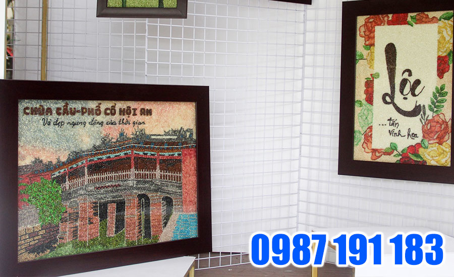 Các dòng tranh gạo sản xuất theo yêu cầu