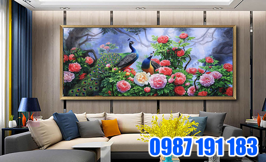Cần chọn vị trí phong thủy khi treo tranh trong nhà