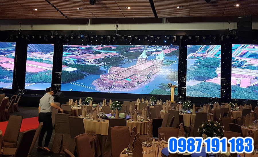 Backdrop màn hình led sẽ tốn chi phí thuê khá đắt