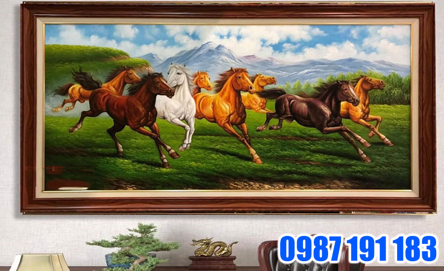 Mẫu tranh mã đáo thành công được nhiều người hiện nay lựa chọn