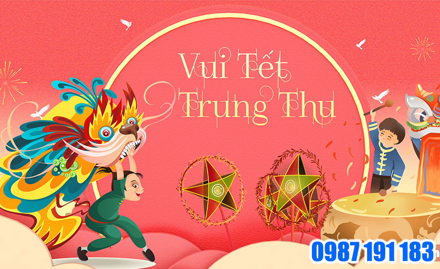 Cần chọn màu sắc background trung thu phù hợp