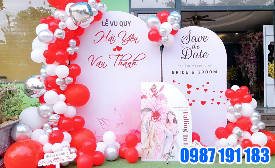 Backdrop đám cưới hiện nay không thể thiếu trong lễ cưới