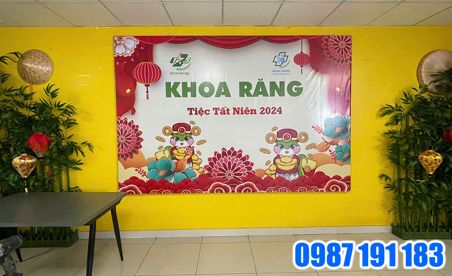 Background hiện nay được dùng nhiều để tổ chức chương trình, sự kiện