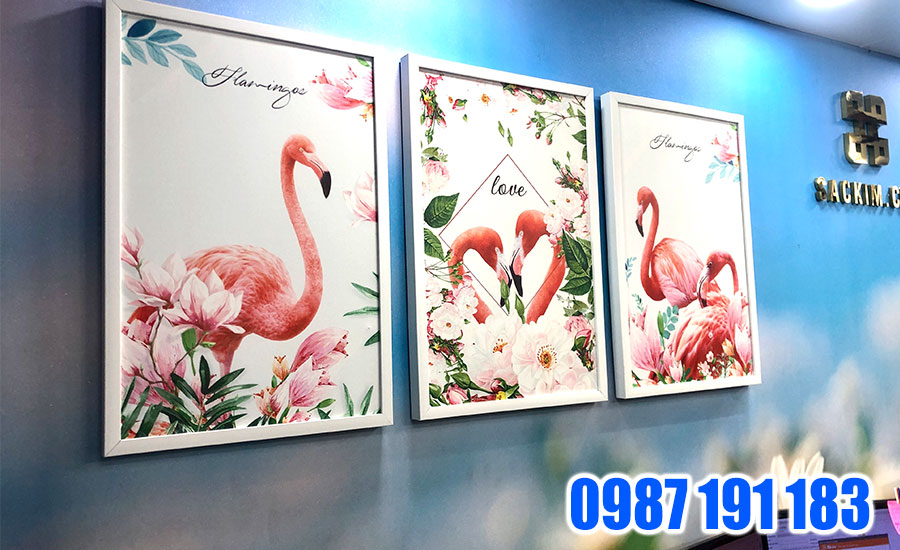 In tranh vải canvas có tính thẩm mỹ cao