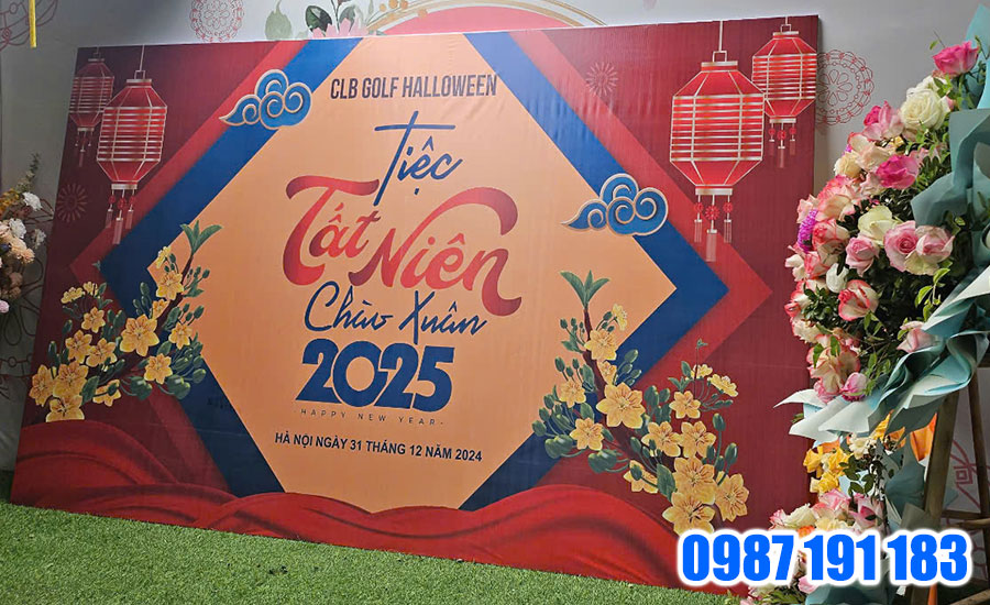 Mẫu backdrop dùng trong tổ chức chương trình, sự kiện