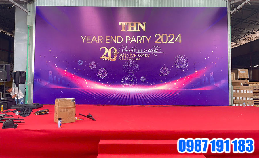 Mẫu backdrop là không thể thiếu khi doanh nghiệp có nhu cầu tổ chức sự kiện