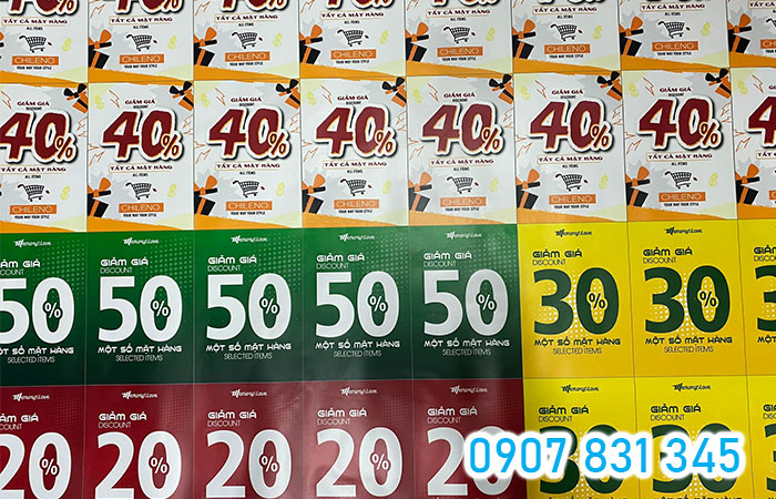 Chất liệu pp là chất liệu quảng cáo in ấn rất đẹp