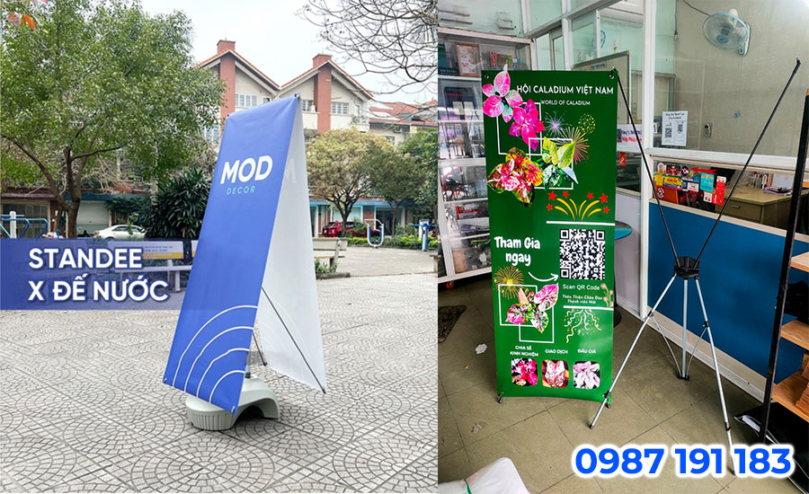 Công dụng chính của standee là nhu cầu quảng cáo, truyền thông