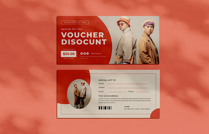 Công ty Sắc Kim chuyên thiết kế voucher, in voucher giá rẻ