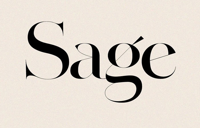 Font chữ Serif trong thiết kế poster