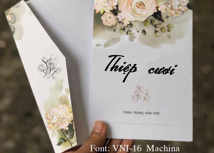 Font thiệp cưới VNI-16 Machina