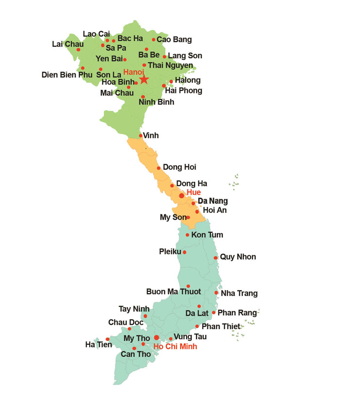 Hình ảnh bản đồ Việt Nam vector 02