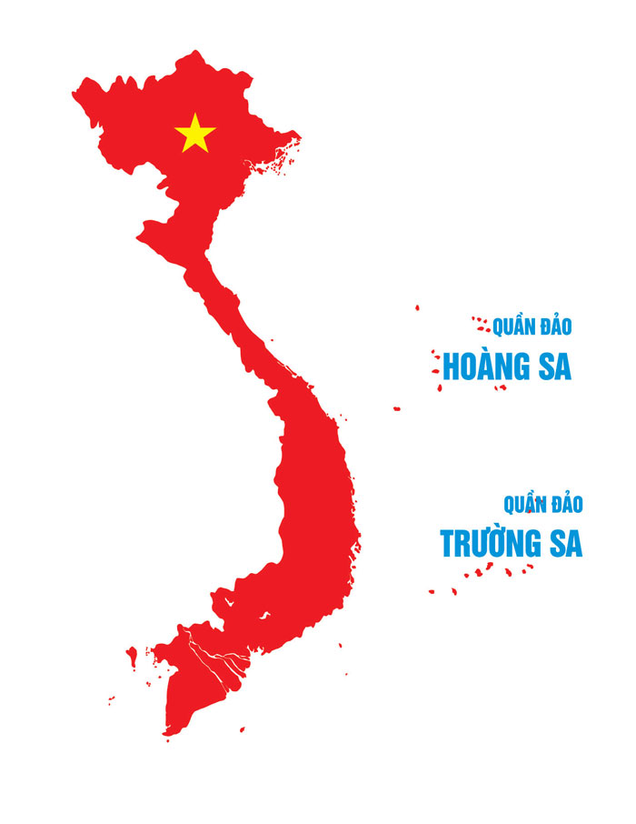Hình ảnh bản đồ Việt Nam vector 03