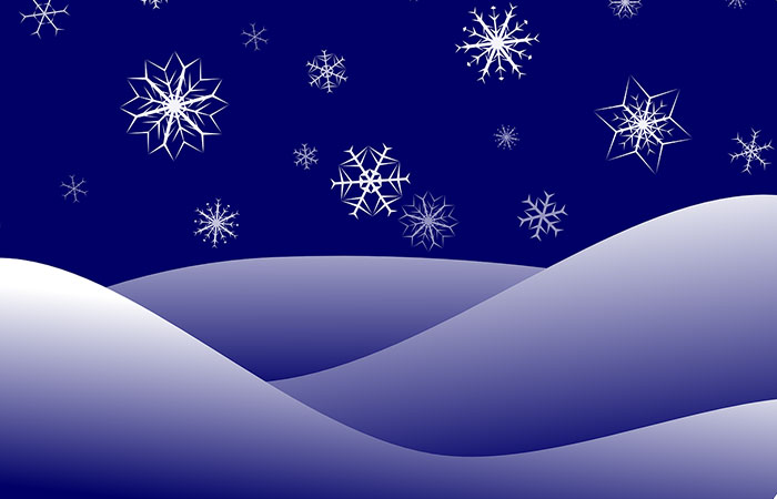 Hình ảnh thiết kế tuyết rơi vector 08