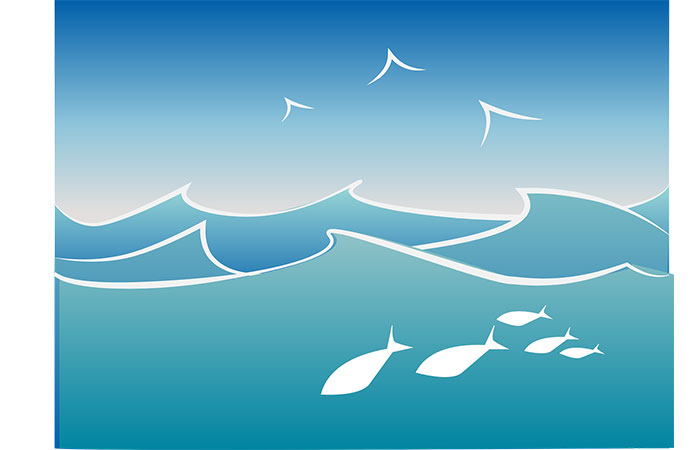 Hướng dẫn chi tiết cách vẽ sóng biển đơn giản với 6 bước cơ bản