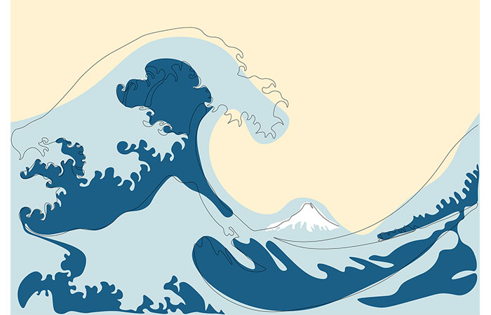 Bí quyết vẽ sóng biển đơn giản cho người mới học vẽ