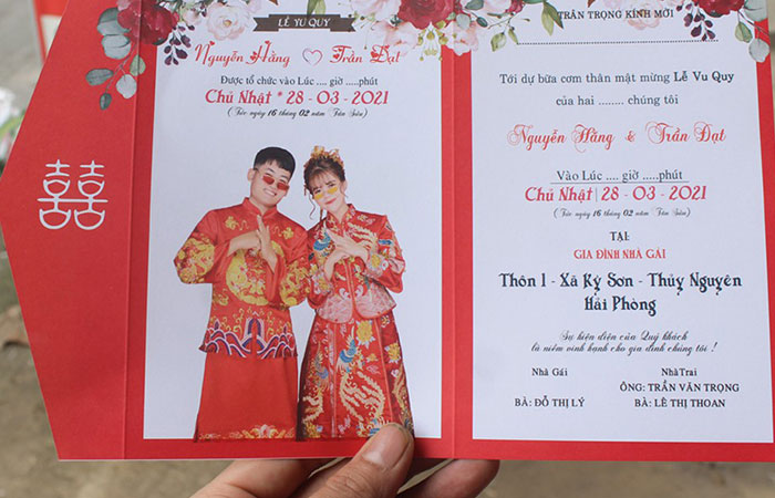 Khám phá 62 về mẫu thiệp cưới lễ vu quy mới nhất  thdonghoadian