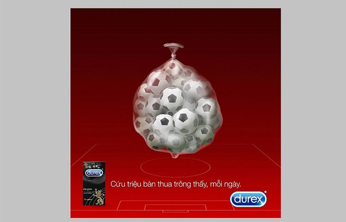 Mẫu poster quảng cáo với hàm ý ẩn dụ cực kỳ hay của Durex