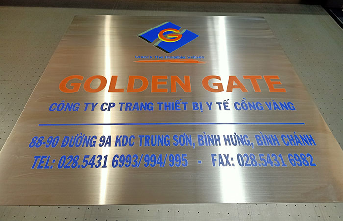 In uv trực tiếp lên chất liệu inox