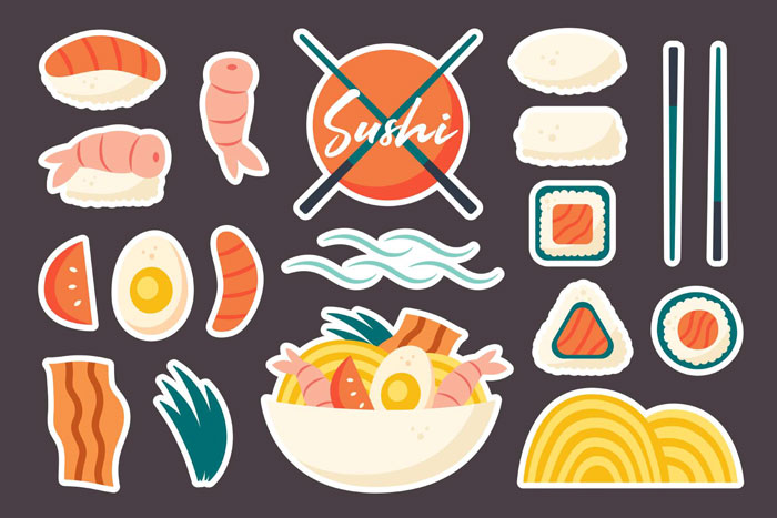 Sushi Cute Hình ảnh PNG Vector Và Các Tập Tin PSD Tải Về Miễn Phí Trên Pngtree