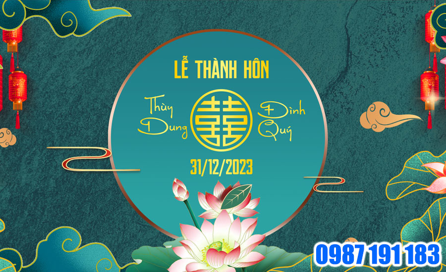 Backdrop đám cưới có ý nghĩa quan trọng với cô dâu chú rể