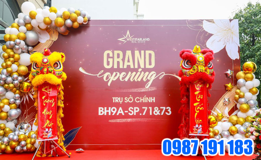Logo công ty là thứ không thể thiếu trên mẫu backdrop khai trương
