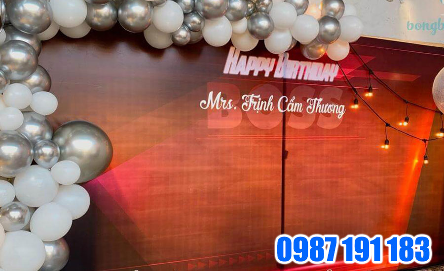 Mẫu backdrop thiết kế đơn giản 02