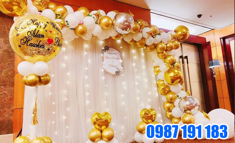 Mẫu backdrop thiết kế sang trọng 04