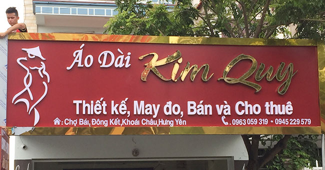 Top 10+ mẫu bảng hiệu nhà may đẹp tại TPHCM, Hà Nội