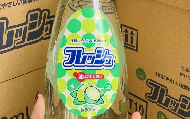 Mẫu chai nước rửa chén đẹp hàng Nhật