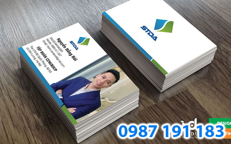 Mẫu name card của sale Manager