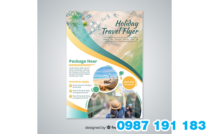 Mẫu thiết kế brochure du lịch đẹp 12