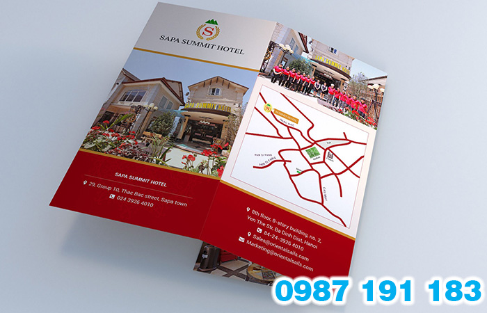 Mẫu thiết kế brochure khách sạn 01