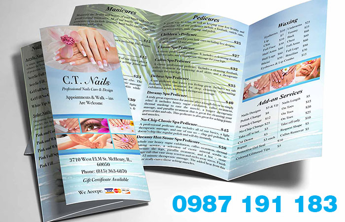 Mẫu thiết kế brochure spa đẹp ấn tượng 05