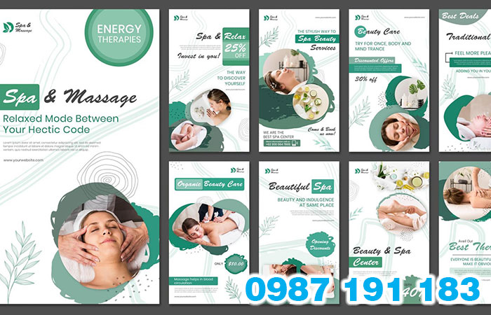 Mẫu thiết kế brochure spa đẹp ấn tượng 08