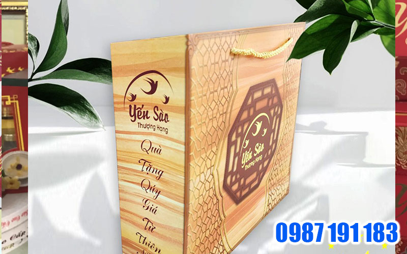 Top 15+ mẫu túi giấy đựng yến sào đẹp, sang trọng