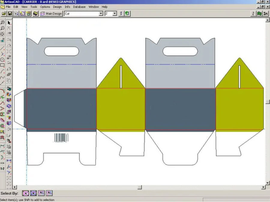 phần mềm Artioscad thiết kế hộp giấy
