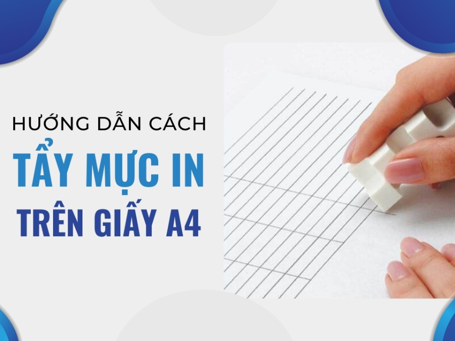 TOP Cách tẩy mực in trên giấy CỰC HIỆU QUẢ