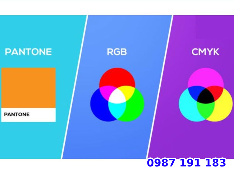 Phân biệt hệ màu CMYK, RGB, Pantone