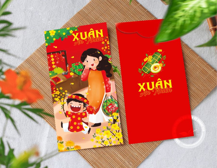 Bao lì xì Tết mang đậm nét đẹp bản sắc văn hoá 