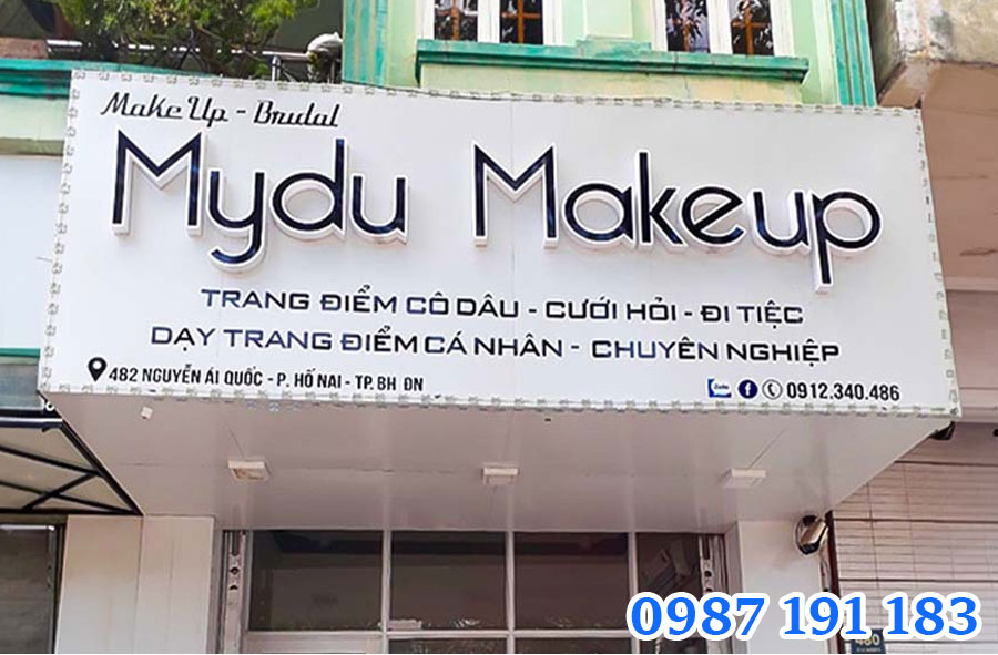 Dịch vụ Làm bảng hiệu makeup CHUYÊN NGHIỆP tại HCM