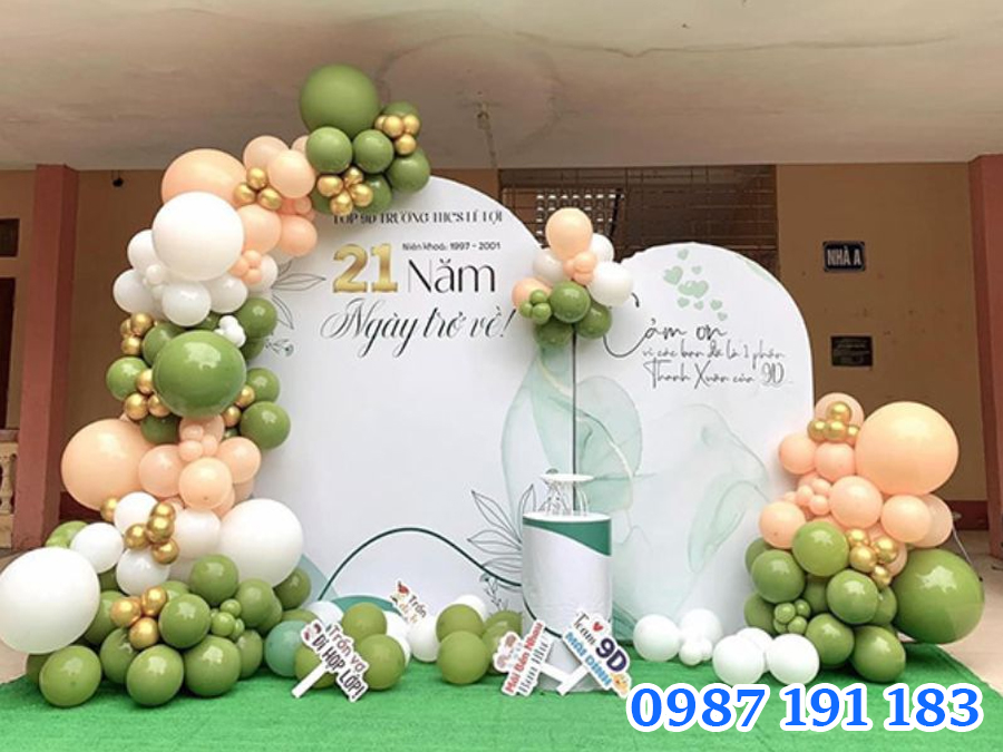 mẫu 5 backdrop họp lớp đẹp 2025