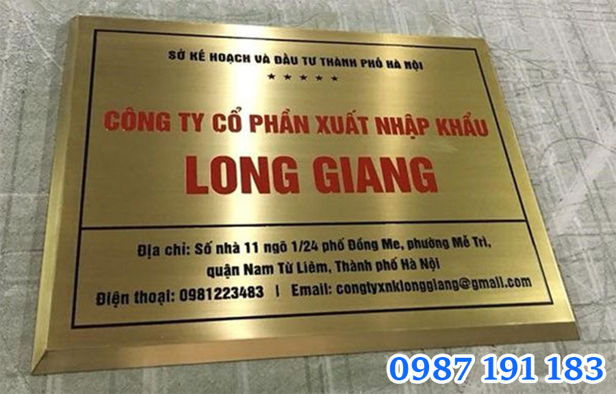 Bảng tên công ty chuẩn theo quy định của pháp luật như thế nào